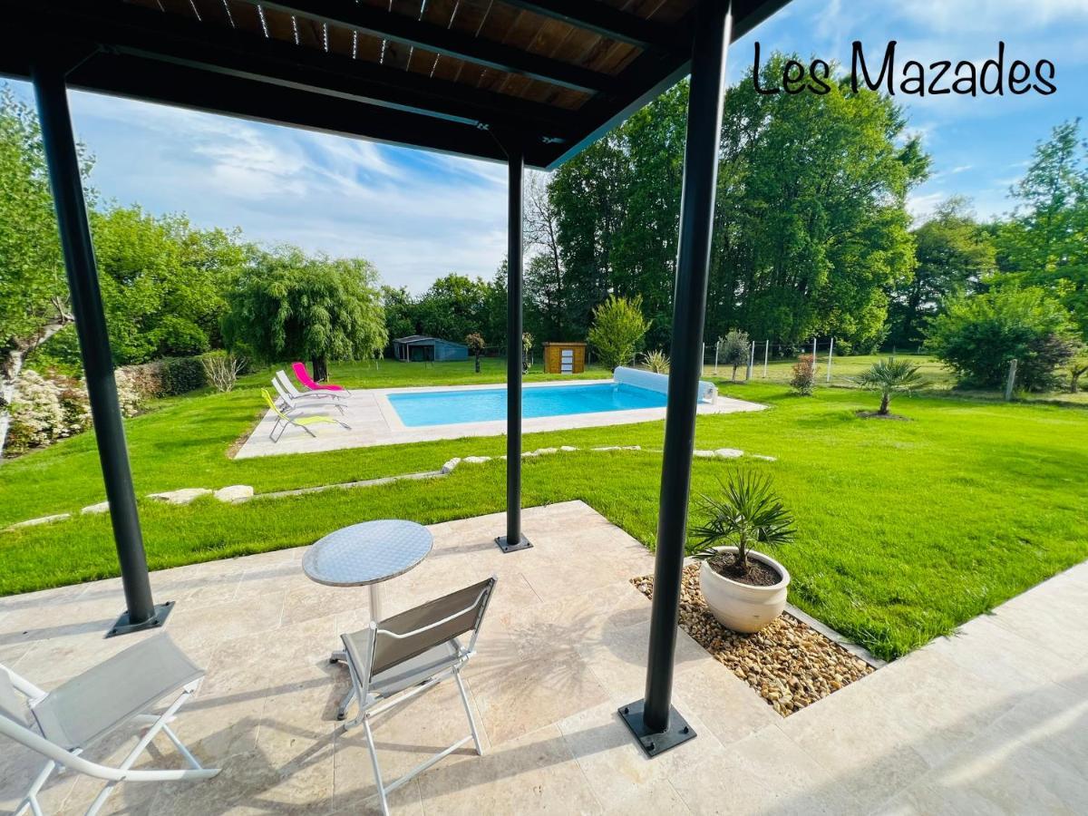 Les Mazades A 10 Min De Perigueux Avec Piscine Chauffee, Meuble De Tourisme Classe 3 Etoiles アネス・エ・ボーリュ エクステリア 写真