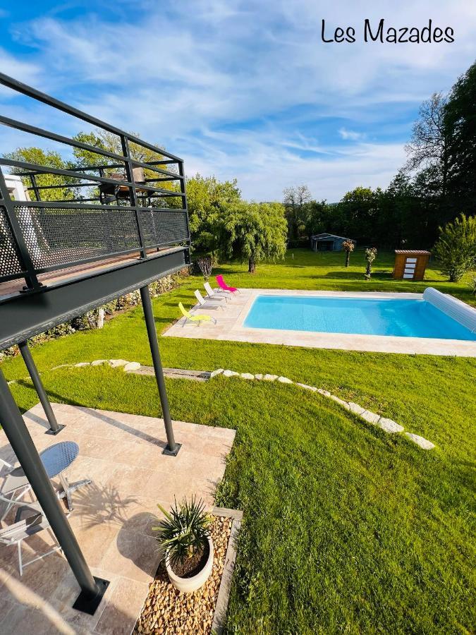 Les Mazades A 10 Min De Perigueux Avec Piscine Chauffee, Meuble De Tourisme Classe 3 Etoiles アネス・エ・ボーリュ エクステリア 写真